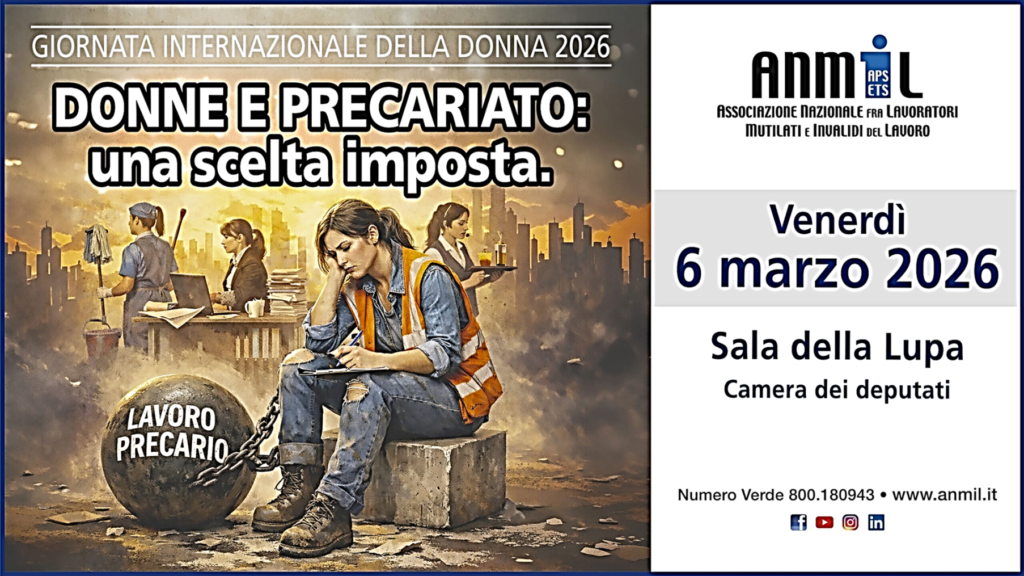 Locandina evento "donne e precariato, una scelta imposta"