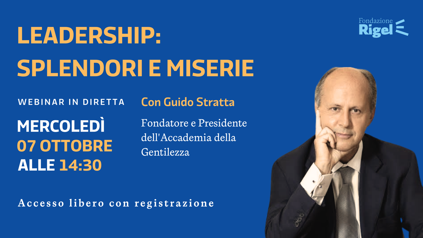 Locandina webinar 7 ottobre con Guido Stratta