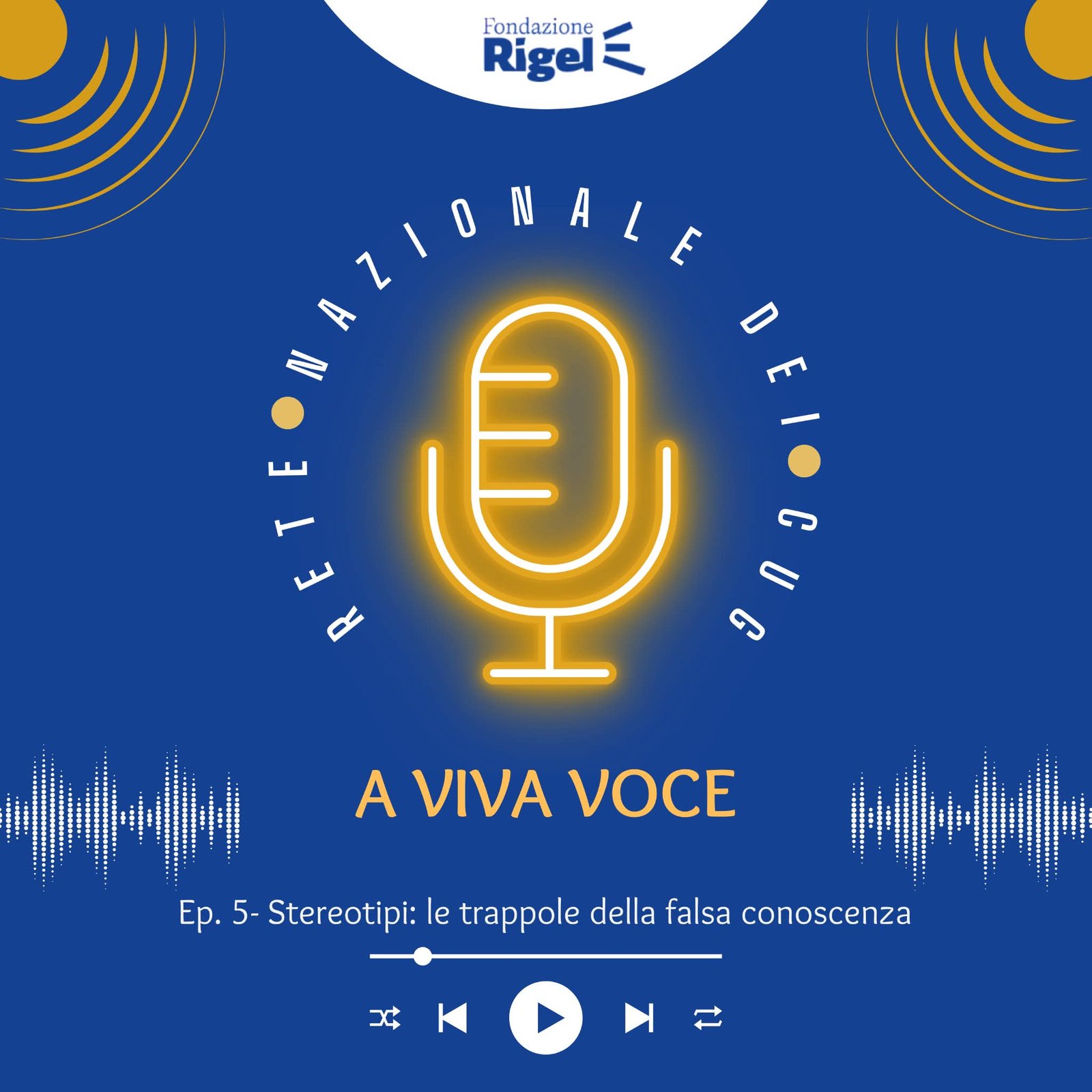 Copertina V episodio podcast A viva voce
